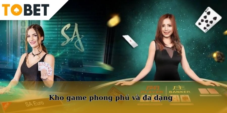 Các trò chơi có tại sảnh cược SA Gaming