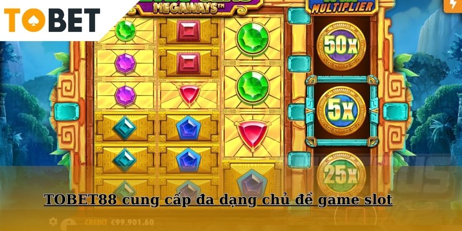 TOBET88 cung cấp đa dạng chủ đề game slot
